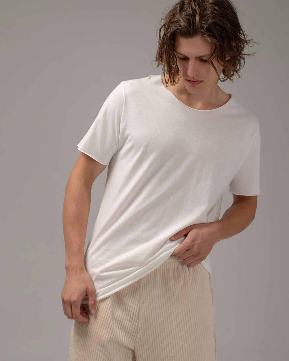Cotton T Shirt Bianco