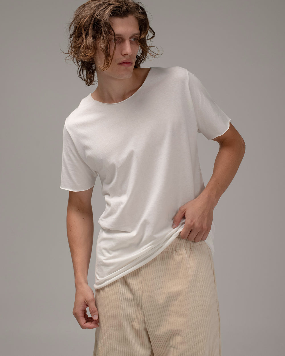 Cotton T Shirt Bianco