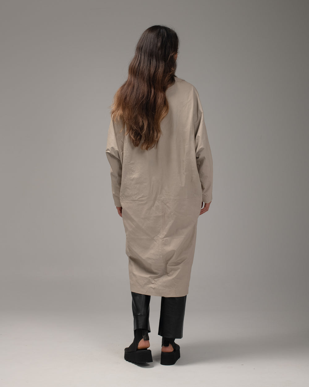 Over Coat Nappa Leather Lino GD24S19055STPY