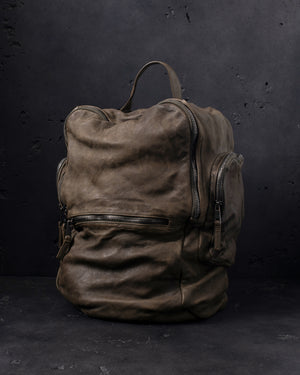 Leather Weekend Backpack Jungle