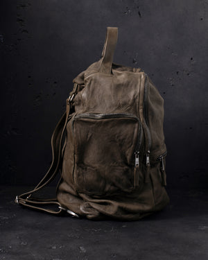 Leather Weekend Backpack Jungle