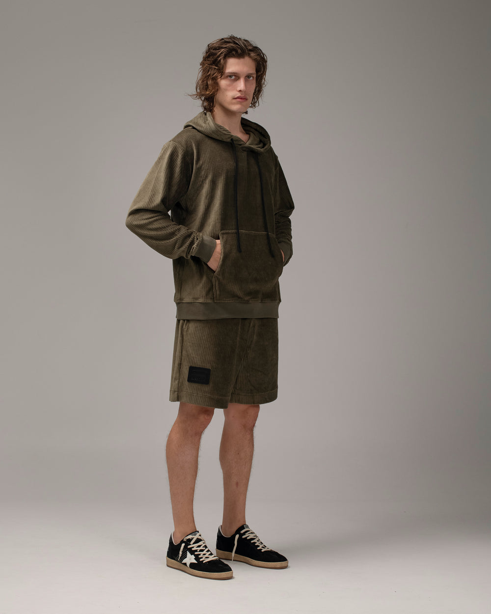 Hooded Sweatshirt Military