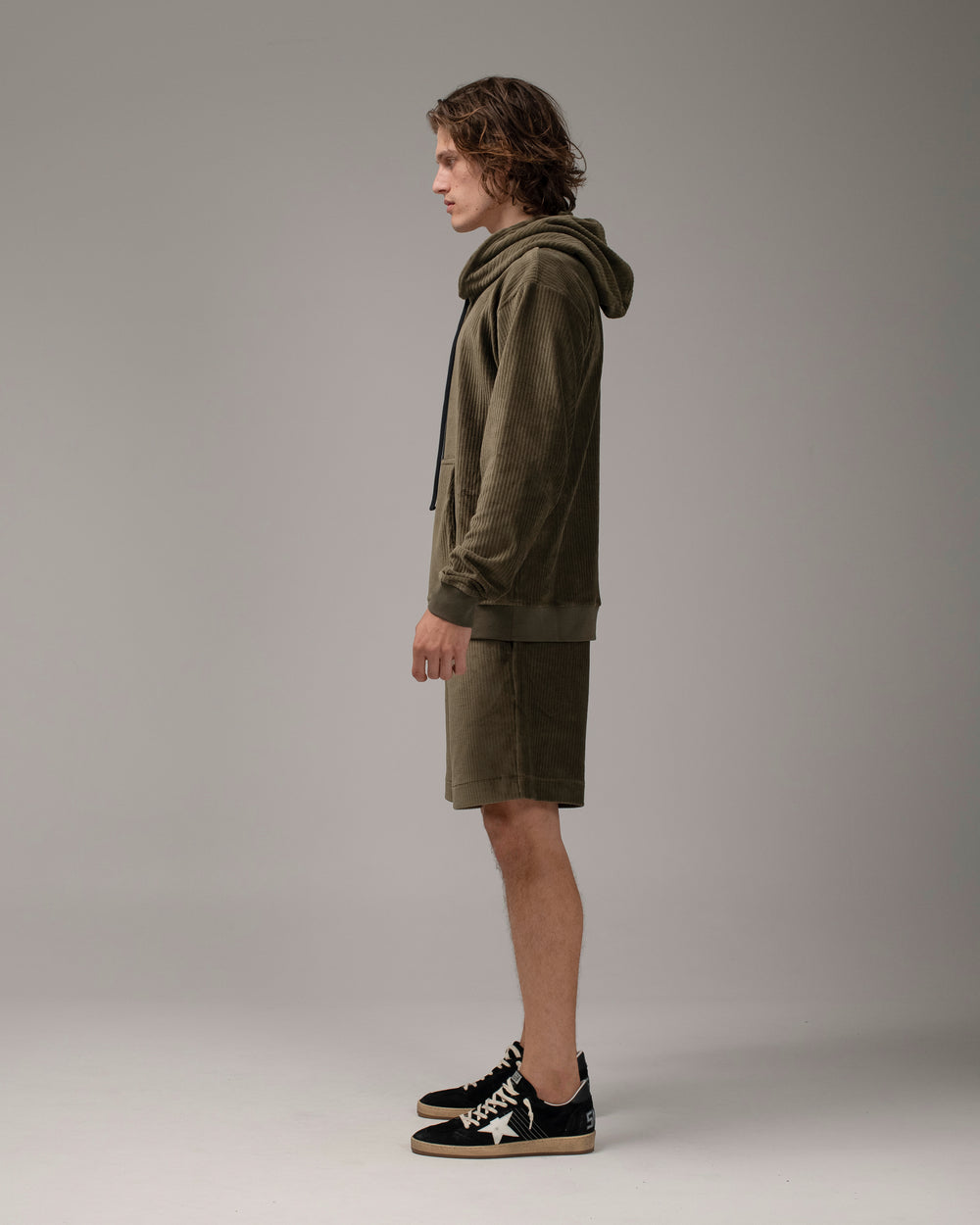 Hooded Sweatshirt Military