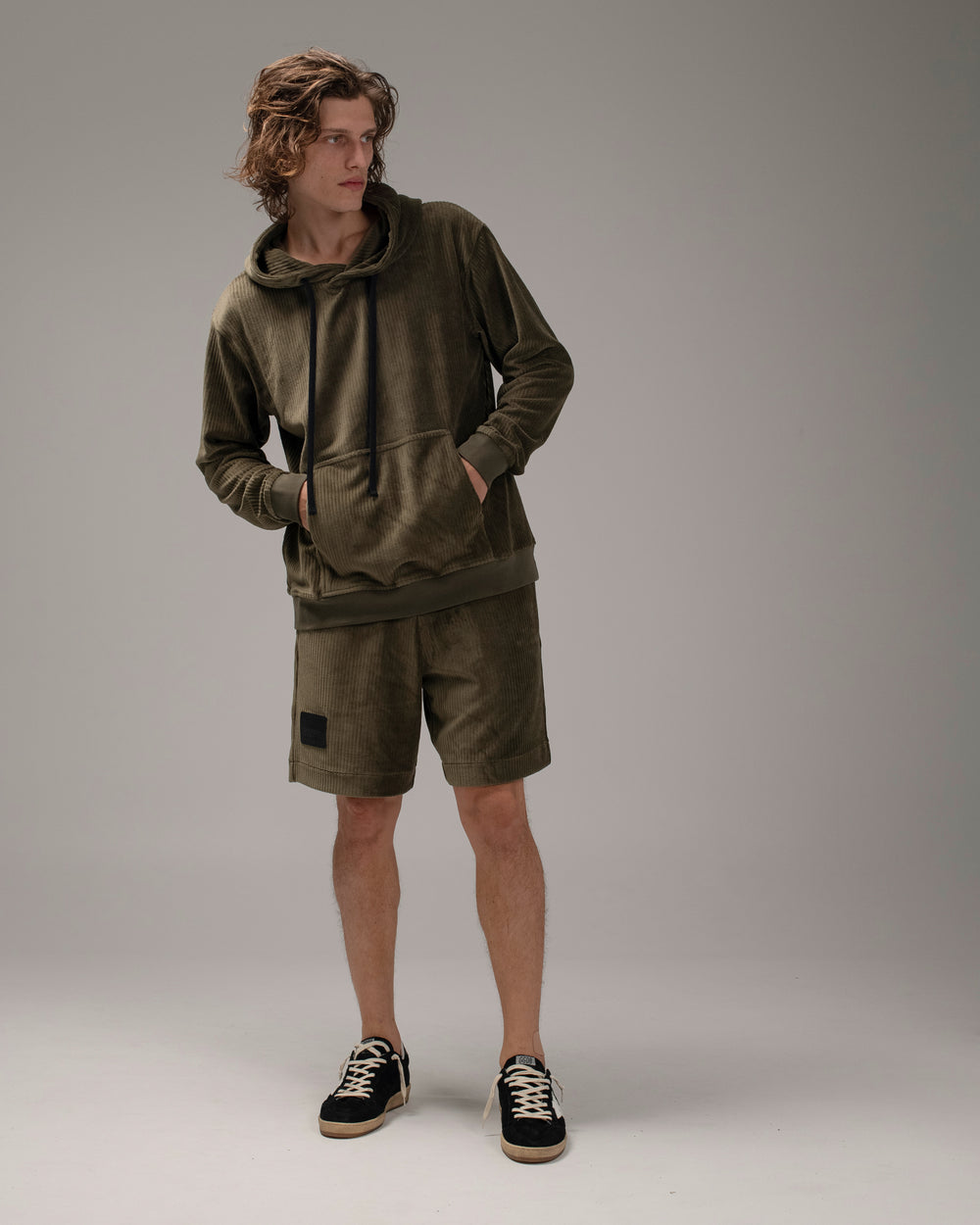 Hooded Sweatshirt Military