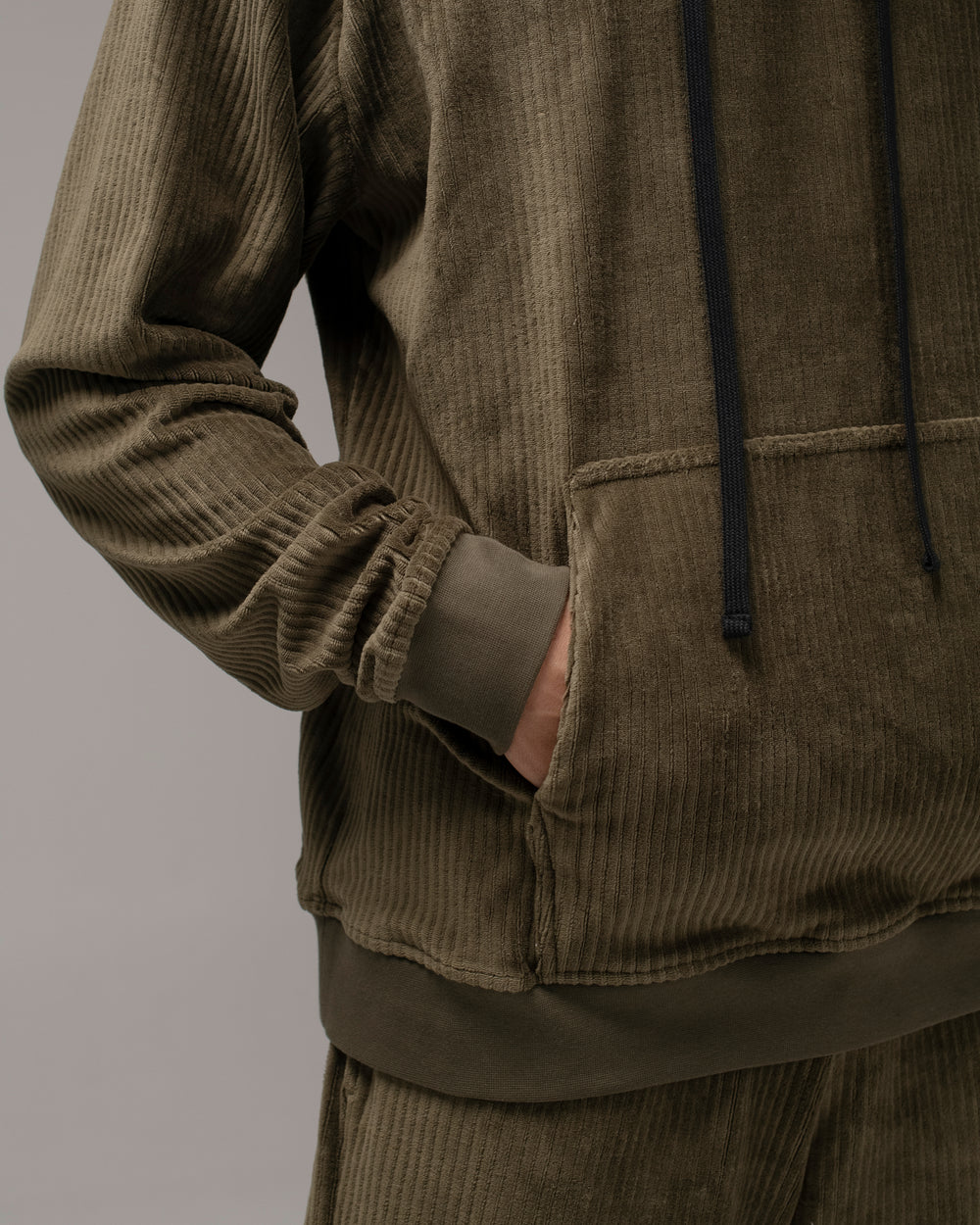 Hooded Sweatshirt Military