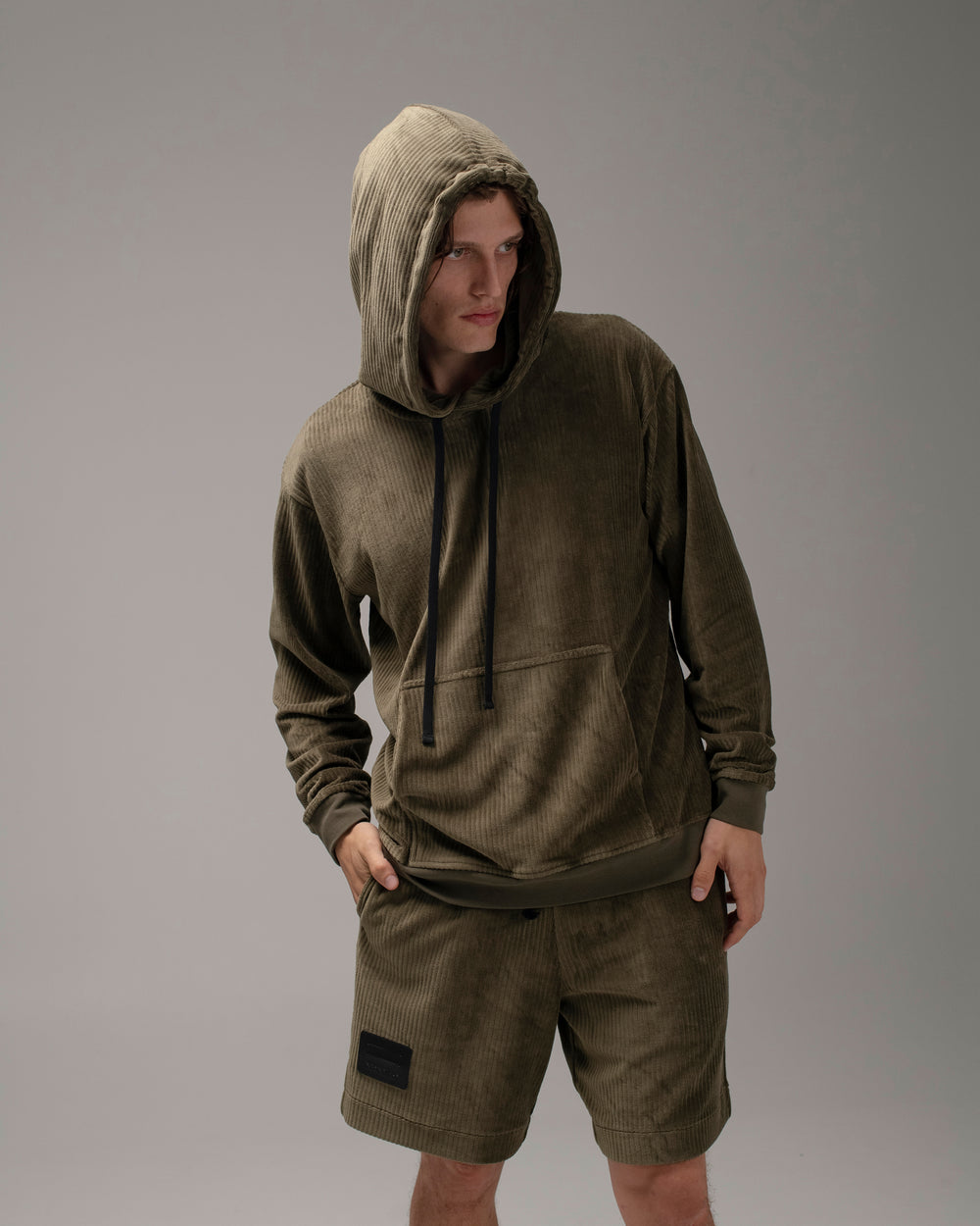 Hooded Sweatshirt Military