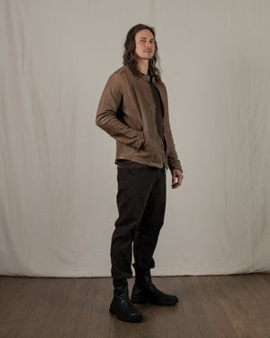 Biker Leather Jacket Box GU25F8299VBRUSH