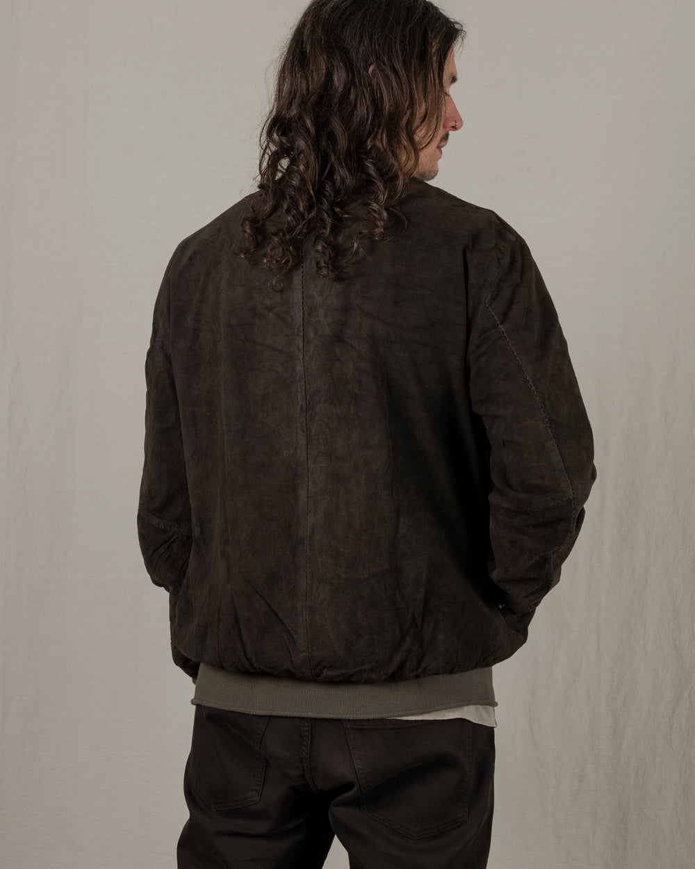 Bomber Reverse Leather Jacket Aneto GU25S14084VREV