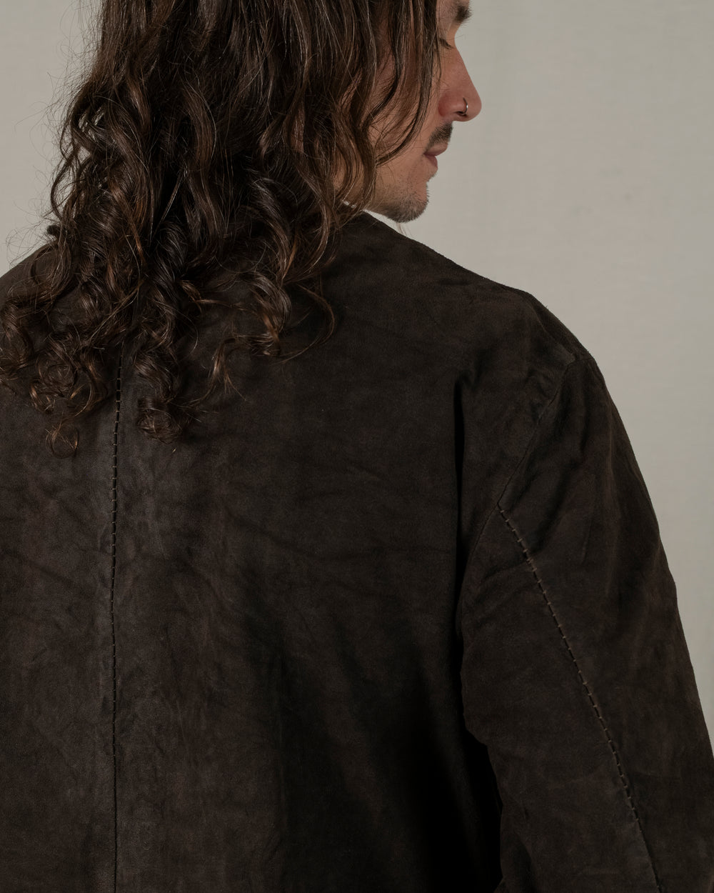 Bomber Reverse Leather Jacket Aneto GU25S14084VREV