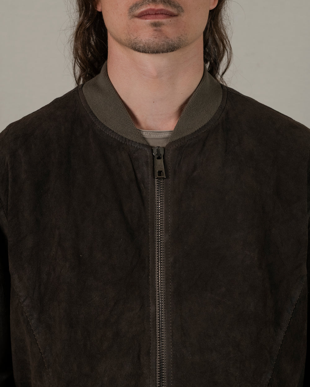 Bomber Reverse Leather Jacket Aneto GU25S14084VREV