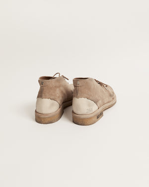 Desert Ankle Boots in Brown Caramel Suede