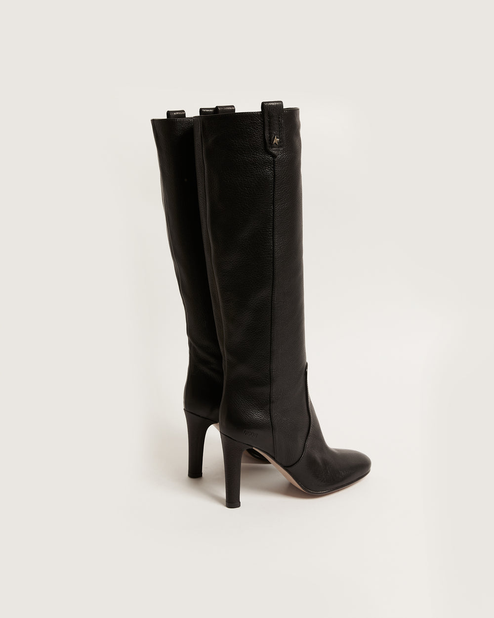 Black Helen Boot with Metal Stars