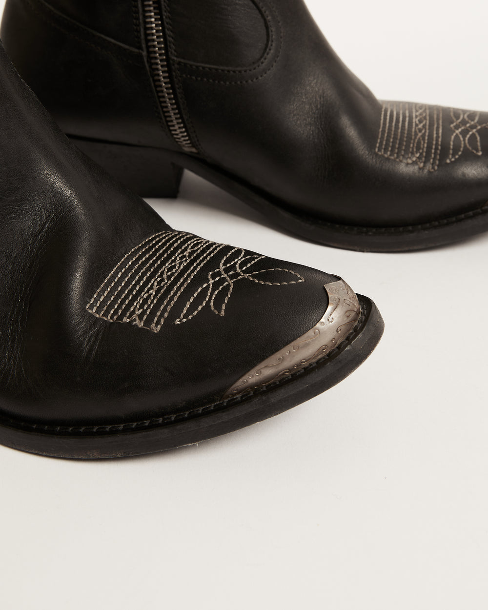 Young Ankle Boots w/ Western Decoration