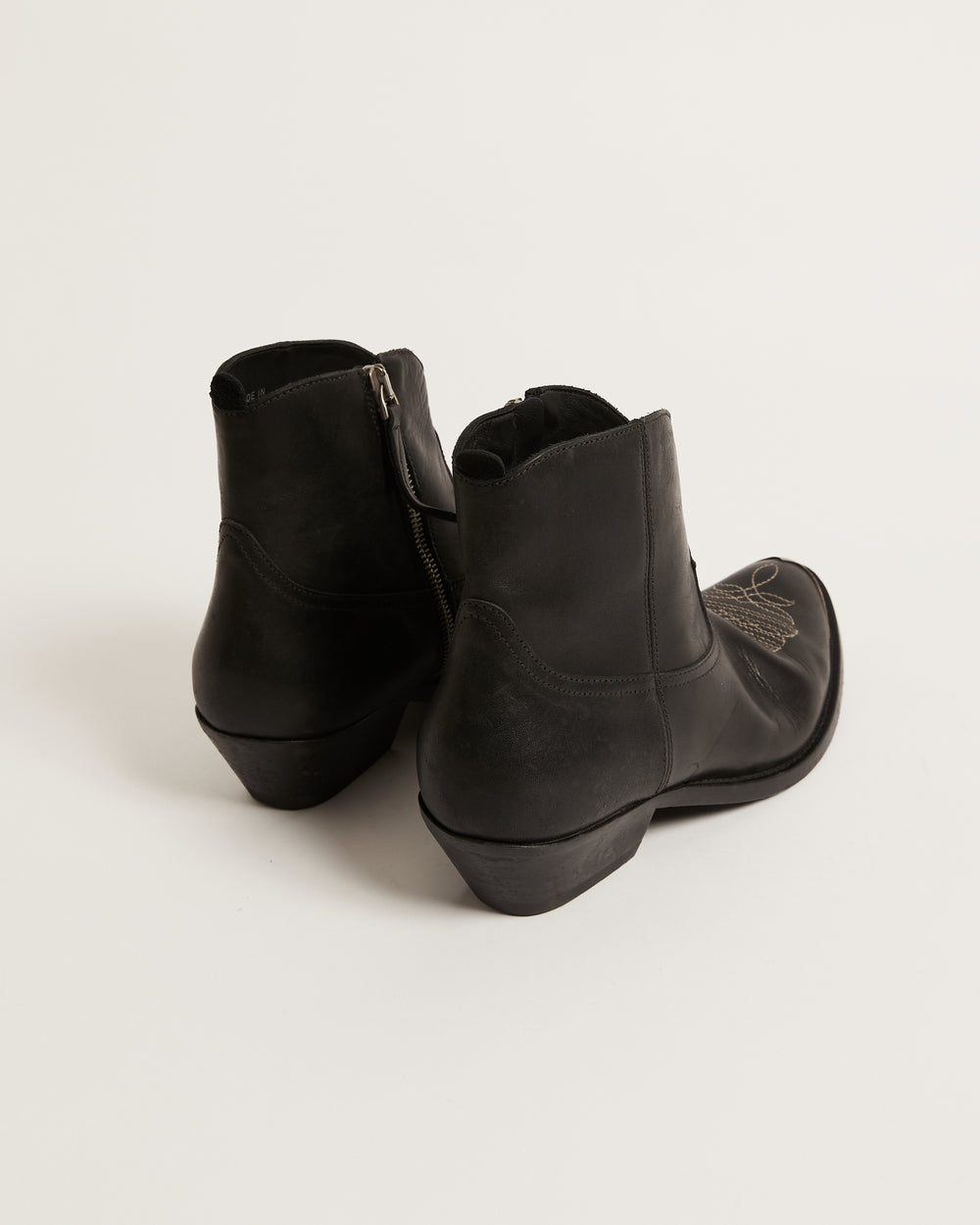 Young Ankle Boots w/ Western Decoration