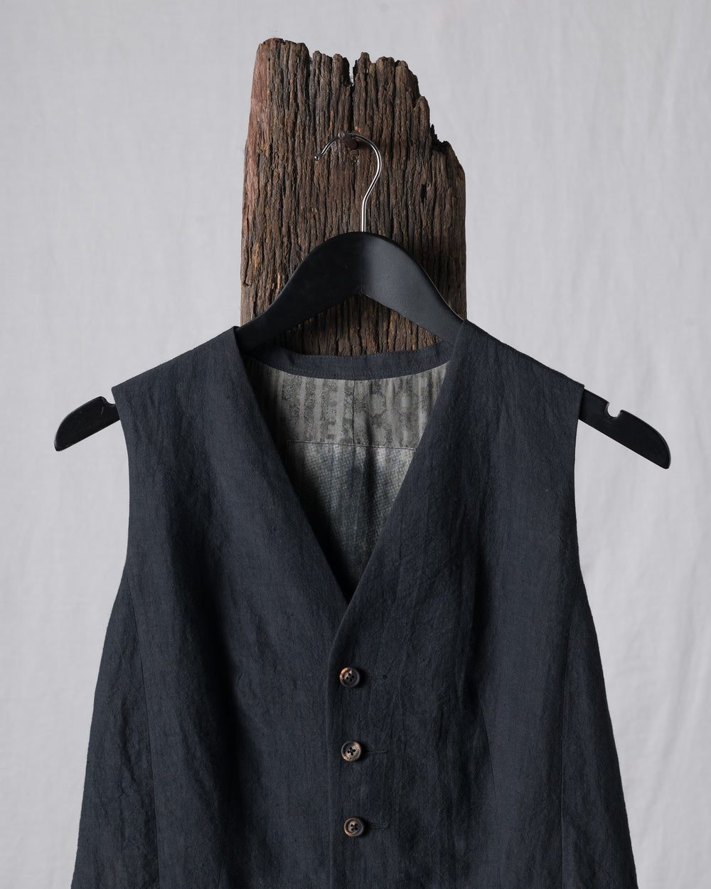 Hand-dyed Classic Linen Canvas Gilet