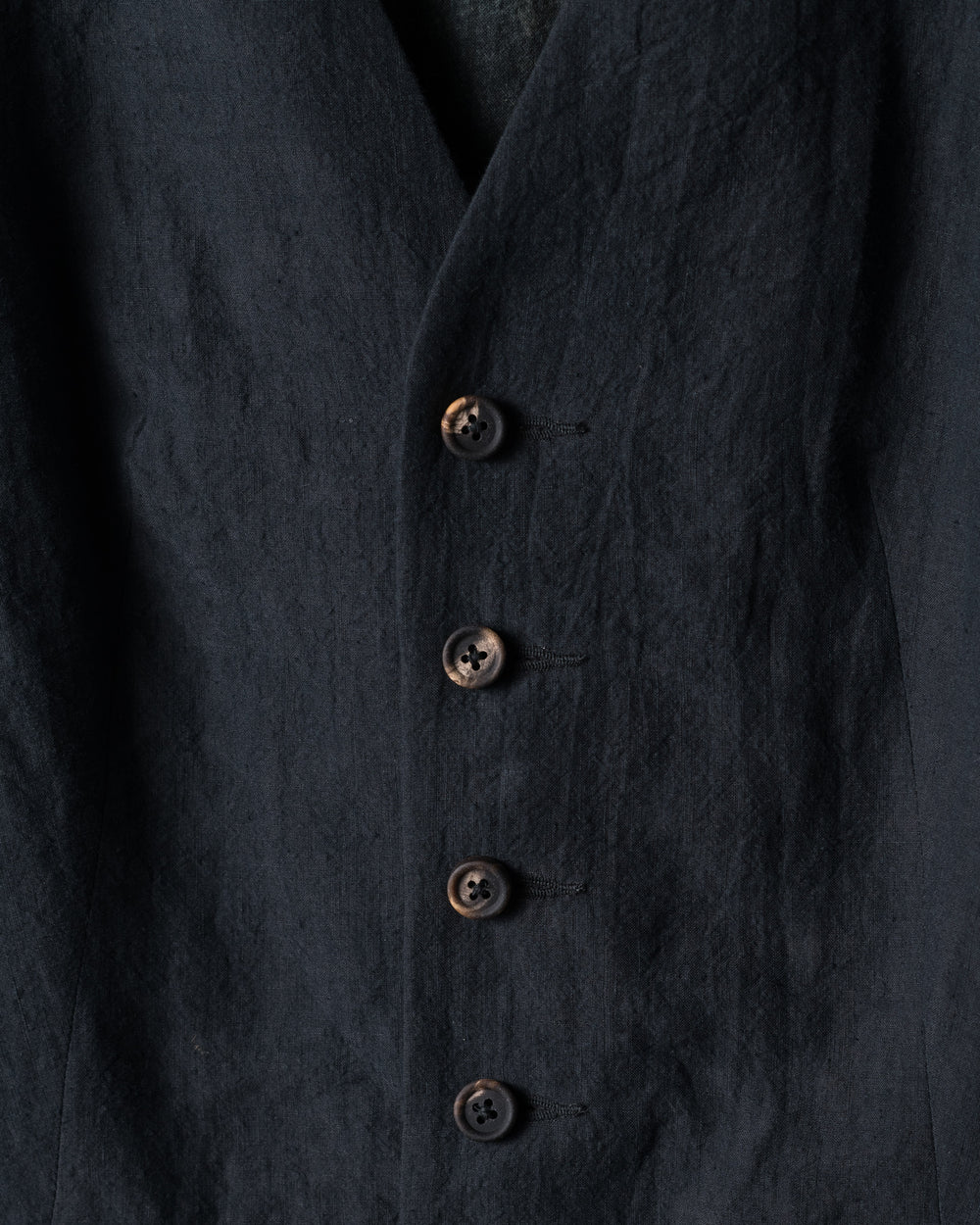 Hand-dyed Classic Linen Canvas Gilet