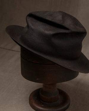 BHDS006 Beaver Fur Felt - Black HB