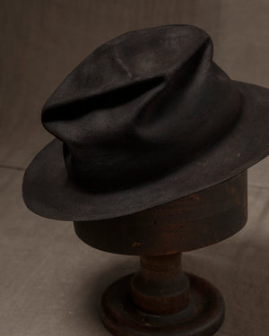 BHDS006 Beaver Fur Felt - Black HB