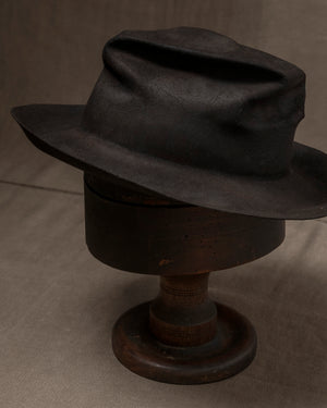 BHDS008 Beaver Fur Felt - Black HB