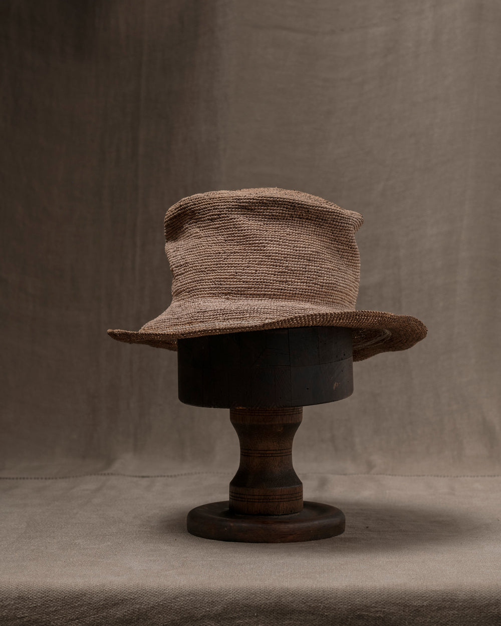 OOAK25 No. 148 Toquilla Straw Hat Beige 58.5 cm