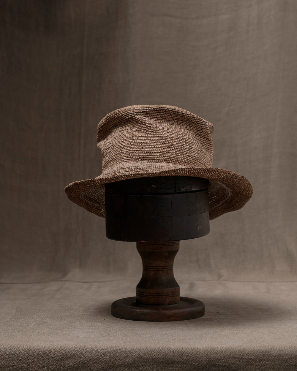 OOAK25 No. 148 Toquilla Straw Hat Beige 58.5 cm