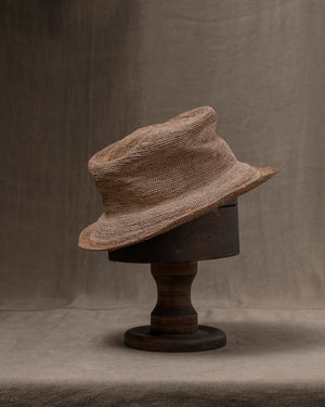OOAK25 No. 148 Toquilla Straw Hat Beige 58.5 cm