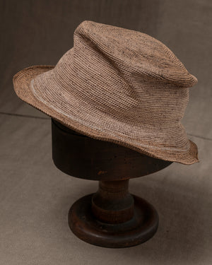 OOAK25 No. 148 Toquilla Straw Hat Beige 58.5 cm