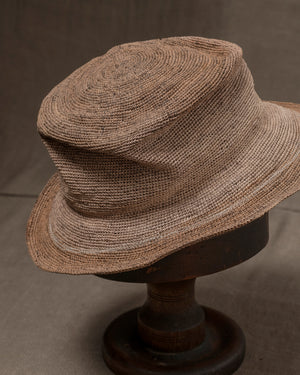OOAK25 No. 148 Toquilla Straw Hat Beige 58.5 cm
