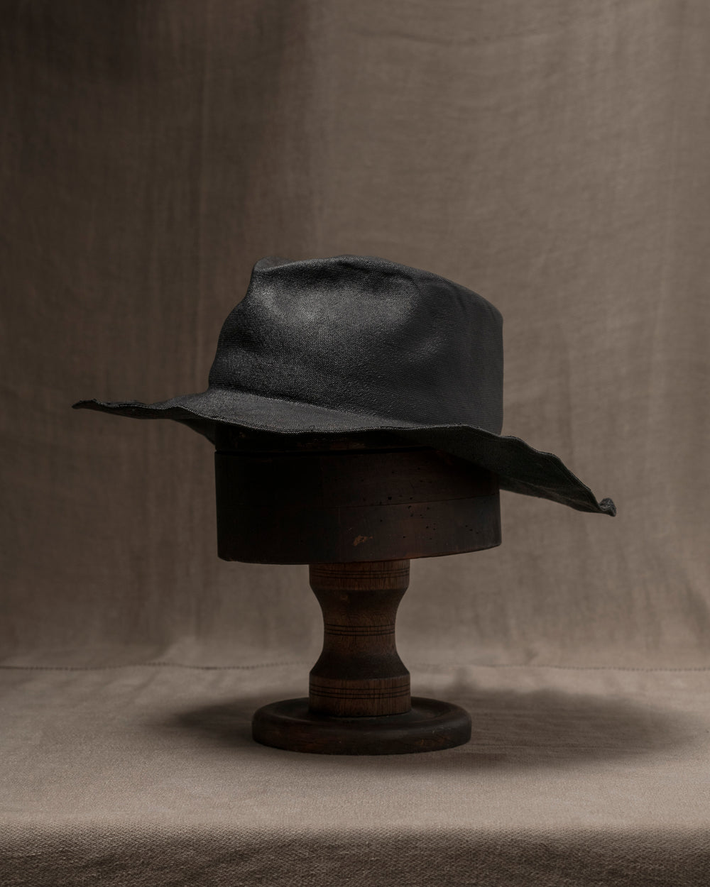 OOAK25 No. 169 Japanese Vintage Paper Straw Hat 59.5 cm