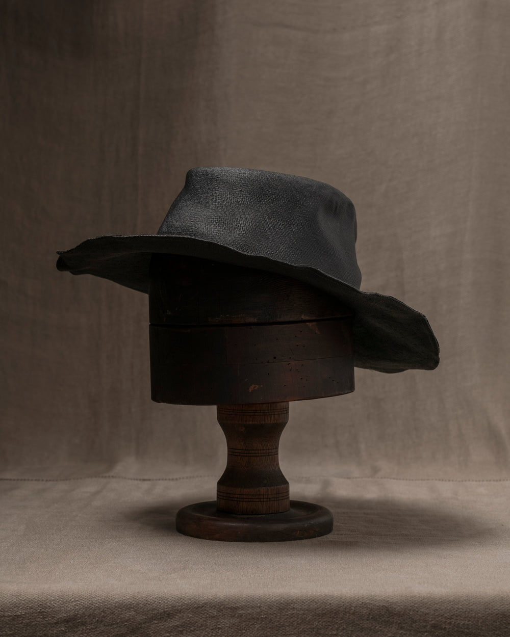 OOAK25 No. 169 Japanese Vintage Paper Straw Hat 59.5 cm