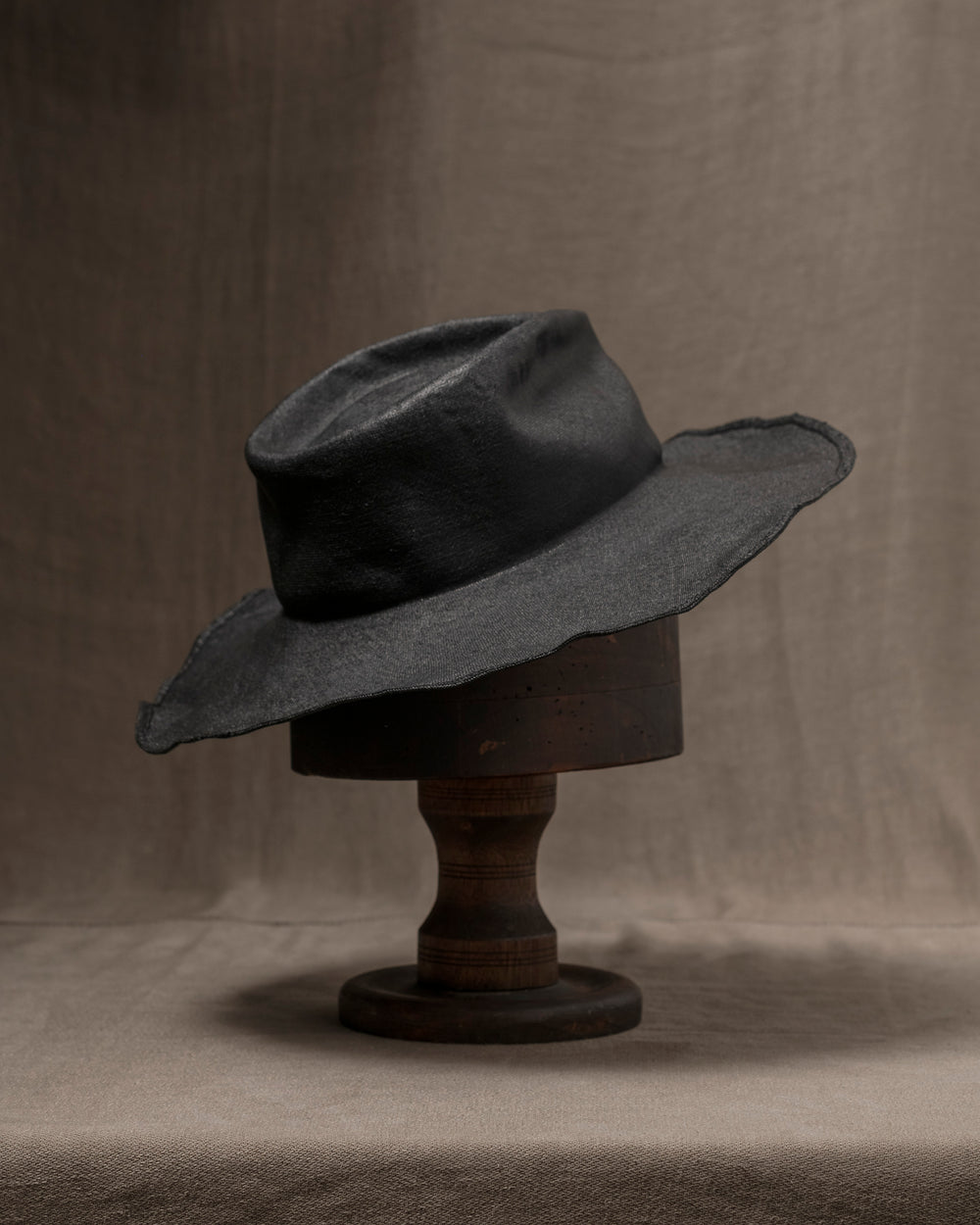 OOAK25 No. 169 Japanese Vintage Paper Straw Hat 59.5 cm