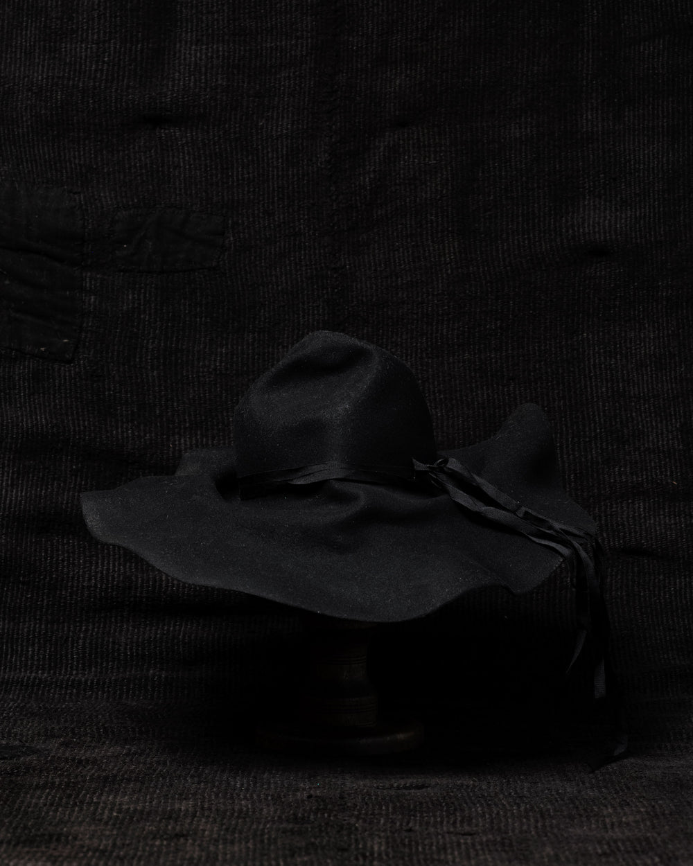 SS24 LE No. 01 Rabbit Fur Felt Hat - Black