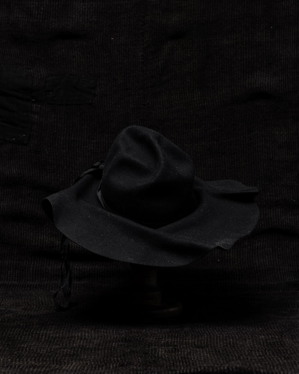 SS24 LE No. 01 Rabbit Fur Felt Hat - Black