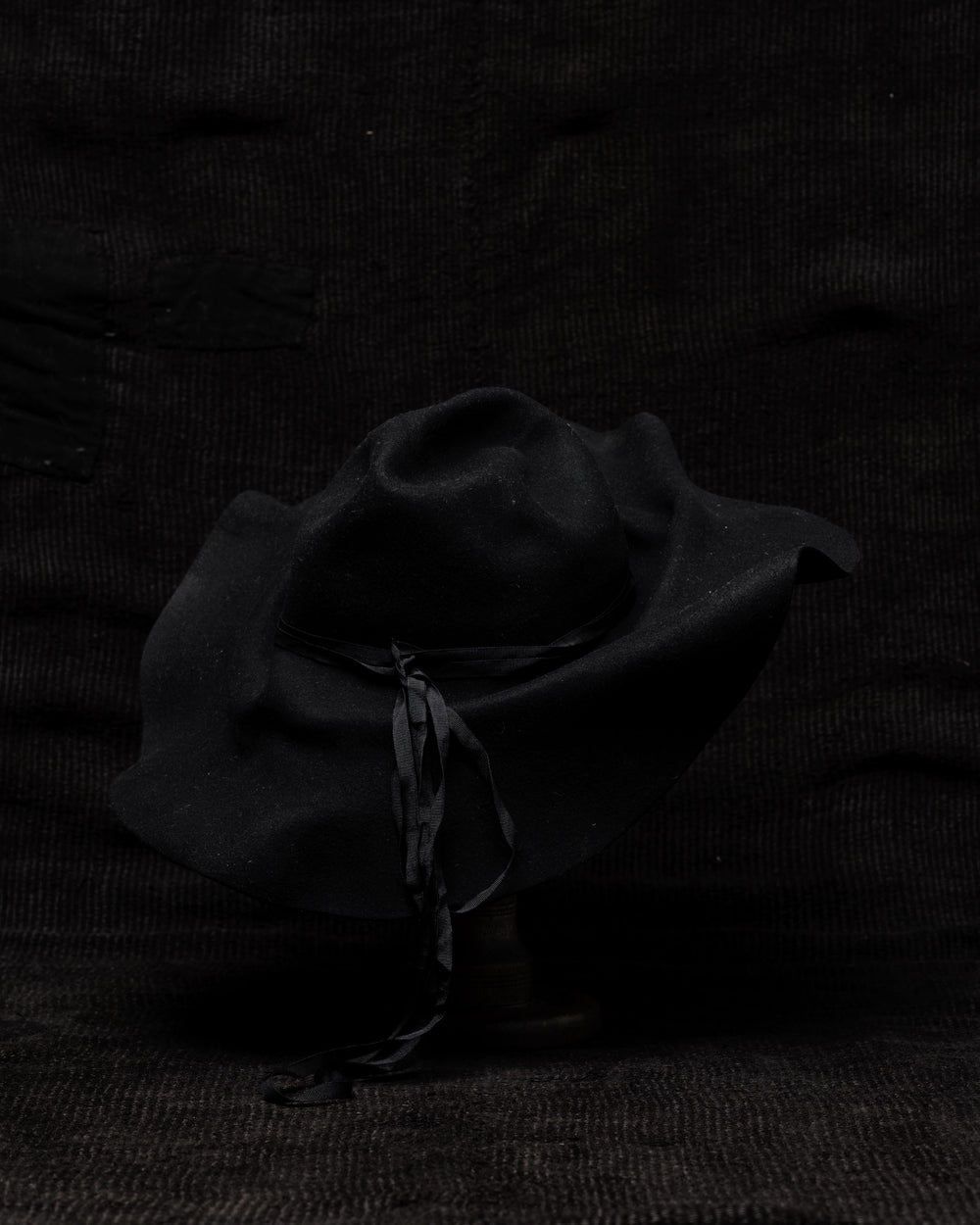 SS24 LE No. 01 Rabbit Fur Felt Hat - Black