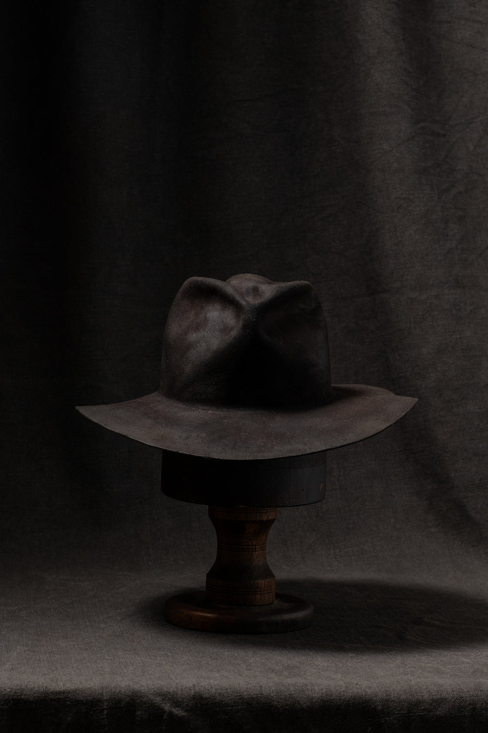 BHB008 Beaver Fur Felt - Black HB