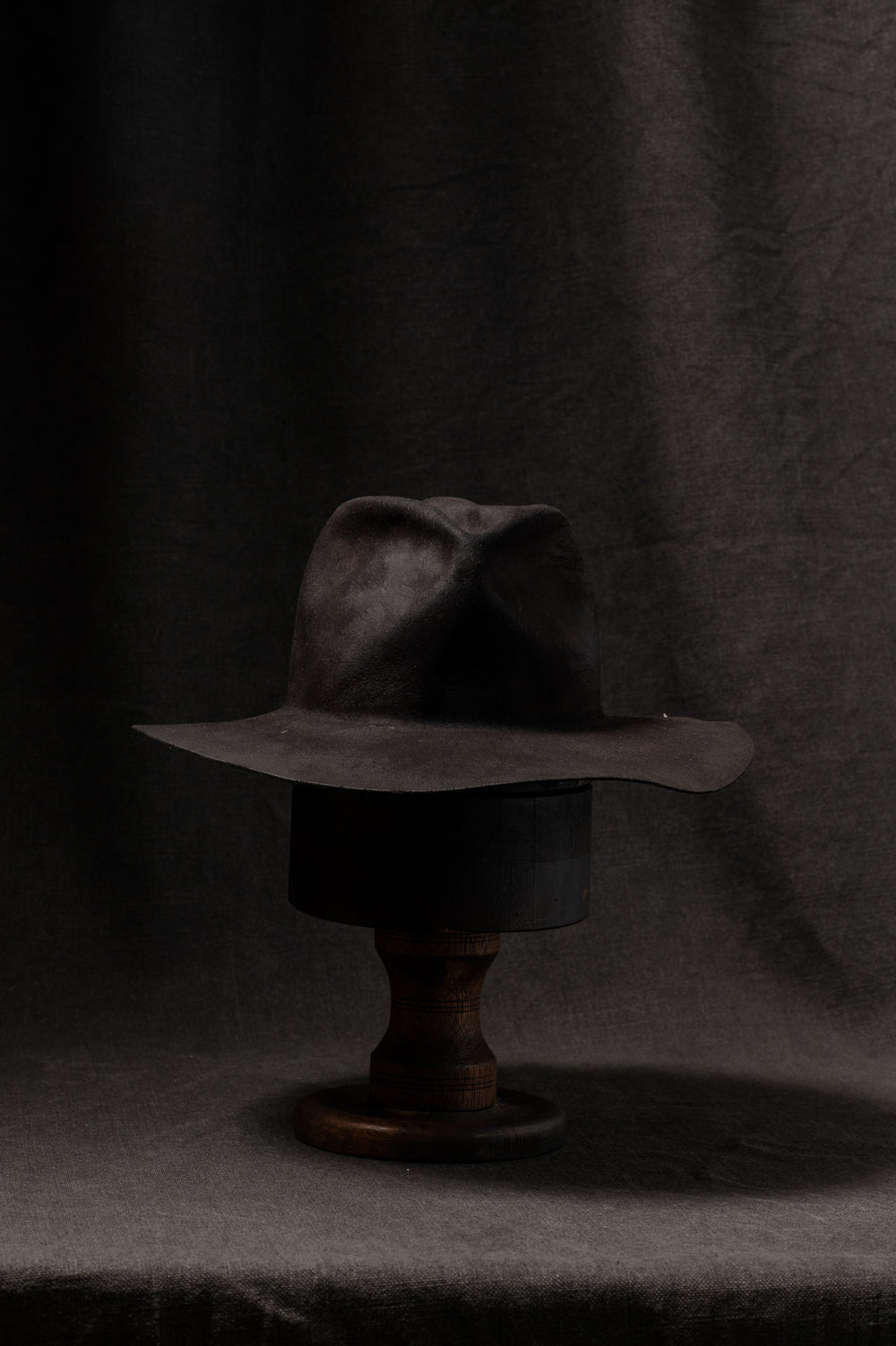 BHB008 Beaver Fur Felt - Black HB