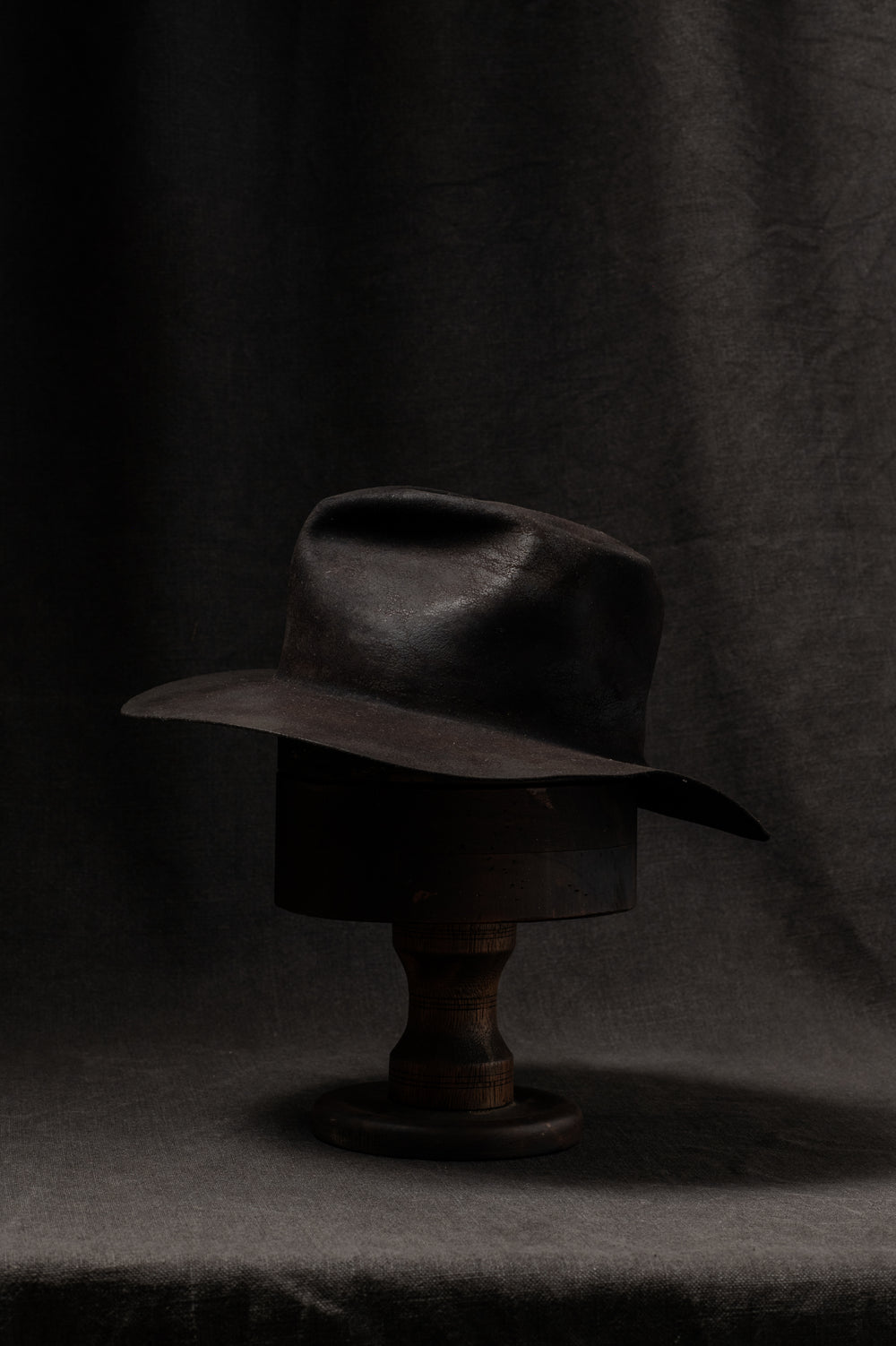 BHB008 Beaver Fur Felt - Black HB