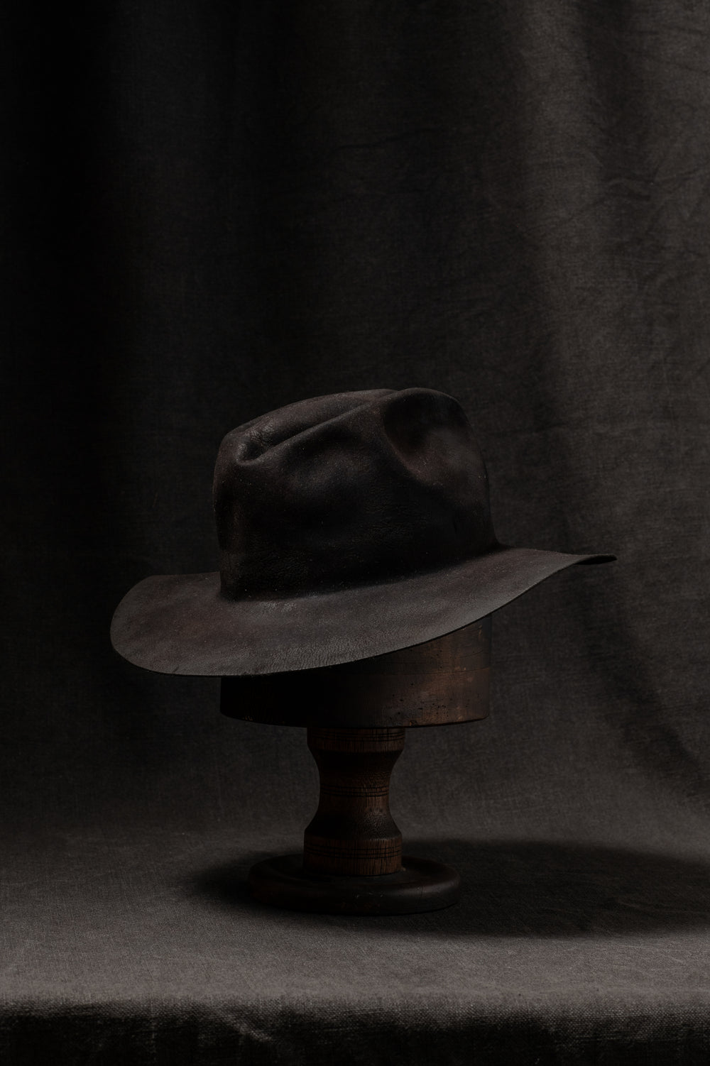 BHB008 Beaver Fur Felt - Black HB