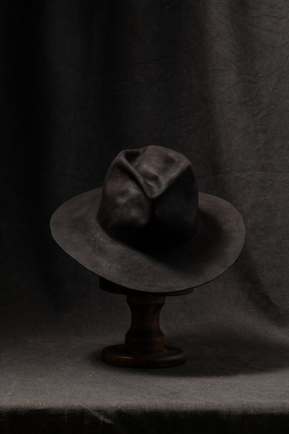 BHB008 Beaver Fur Felt - Black HB