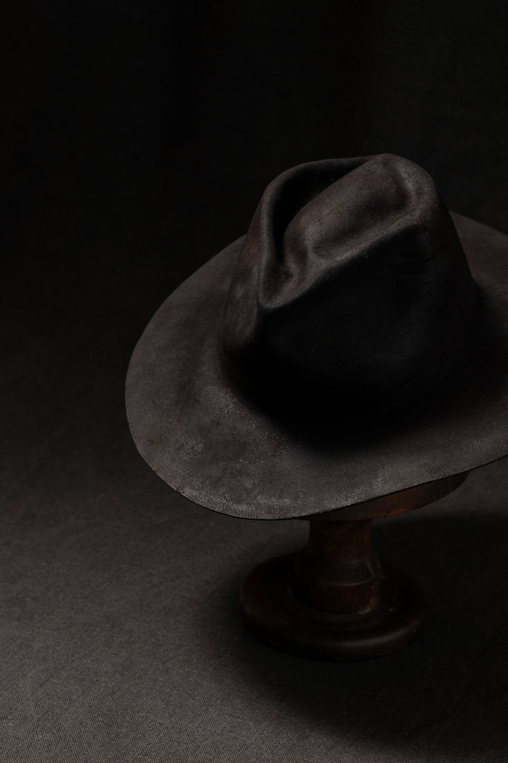 BHB008 Beaver Fur Felt - Black HB