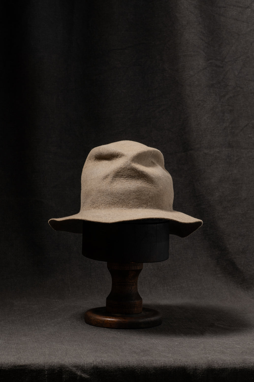 RHDS006 Rabbit Fur Felt Hat - Raw EB