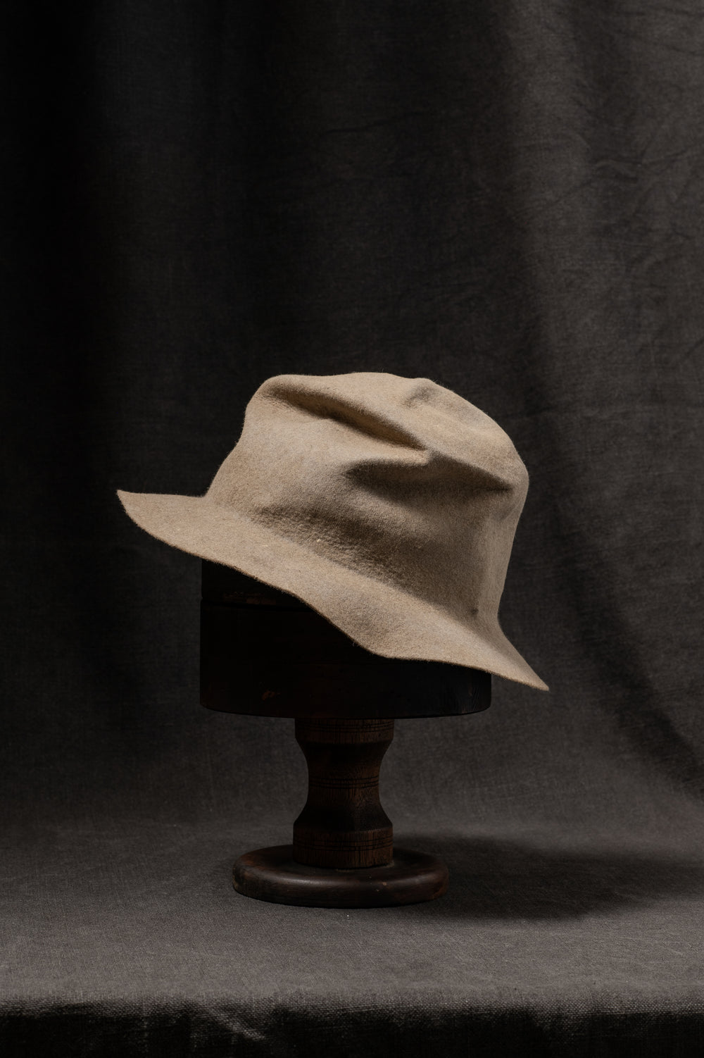 RHDS006 Rabbit Fur Felt Hat - Raw EB