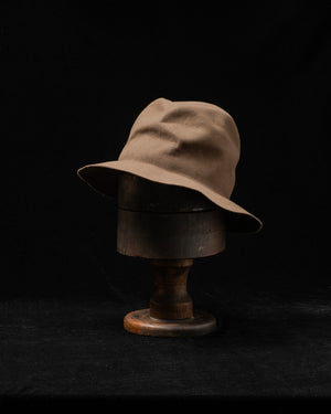 RHDS006 Rabbit Fur Felt Hat - Taupe EB