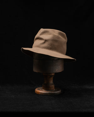 RHDS006 Rabbit Fur Felt Hat - Taupe EB
