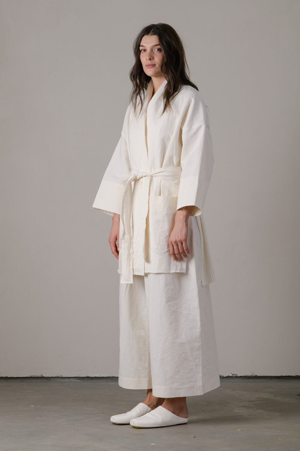 Cotton Linen Kimono jacket