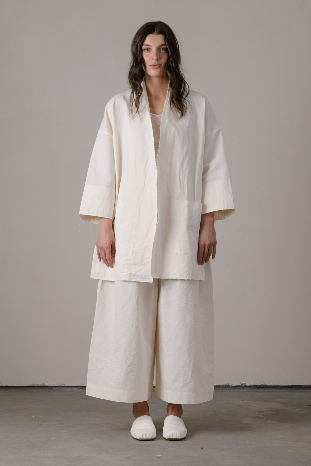 Cotton Linen Kimono jacket