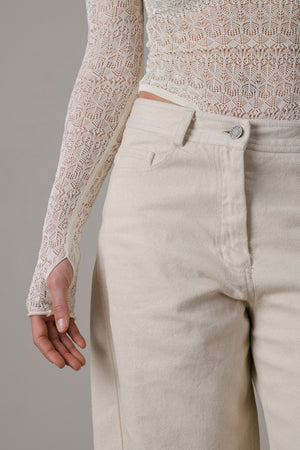 Viscose Lace Body White
