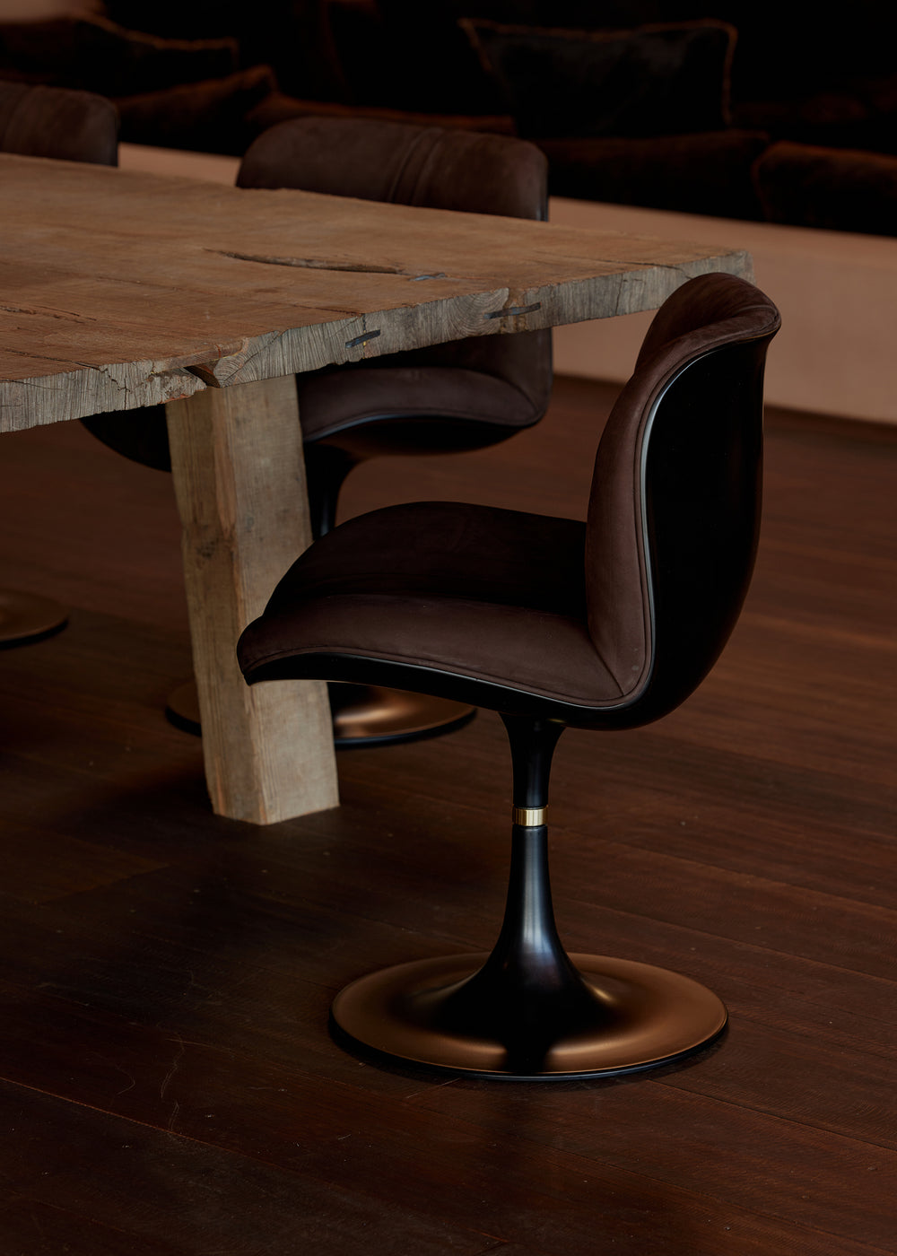 Marilyn Revolving Dining Chair Kashmir Brulè