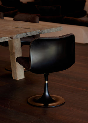 Marilyn Revolving Dining Chair Kashmir Brulè