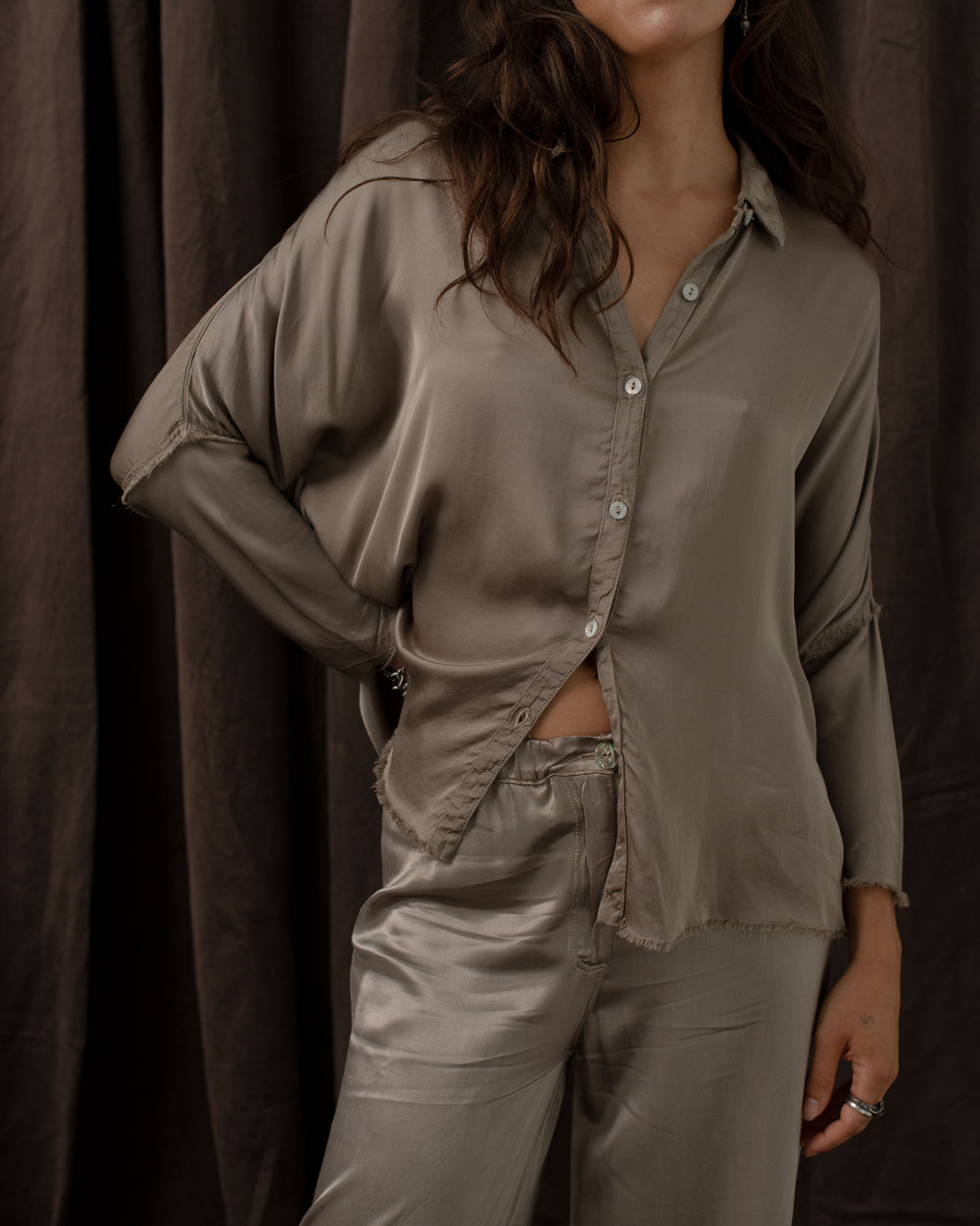 Eva Pants Rayon antique gold